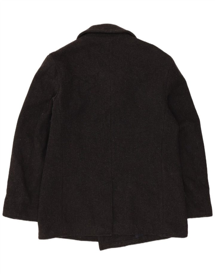 Мужское бушлат Benetton IT 48 Medium Grey Wool