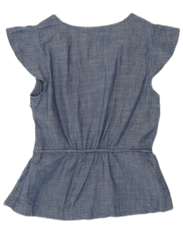 Женская блузка J. CREW Top US 0 XS, синий хлопок