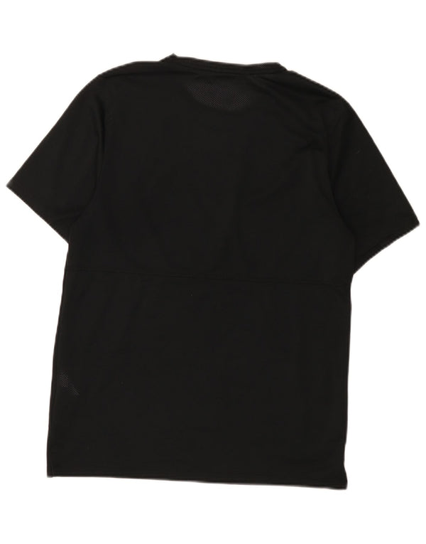 Мужская футболка Nike Dri Fit, маленький черный полиэстер
