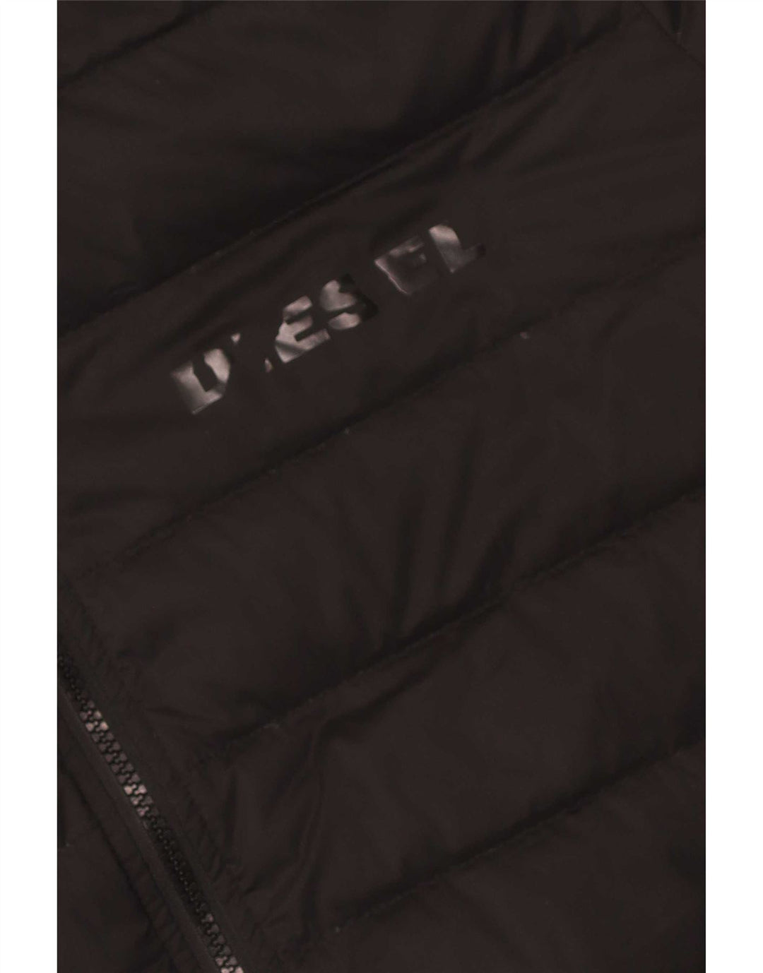 Мужская утепленная куртка с капюшоном Diesel UK 42 XL, черный полиэстер