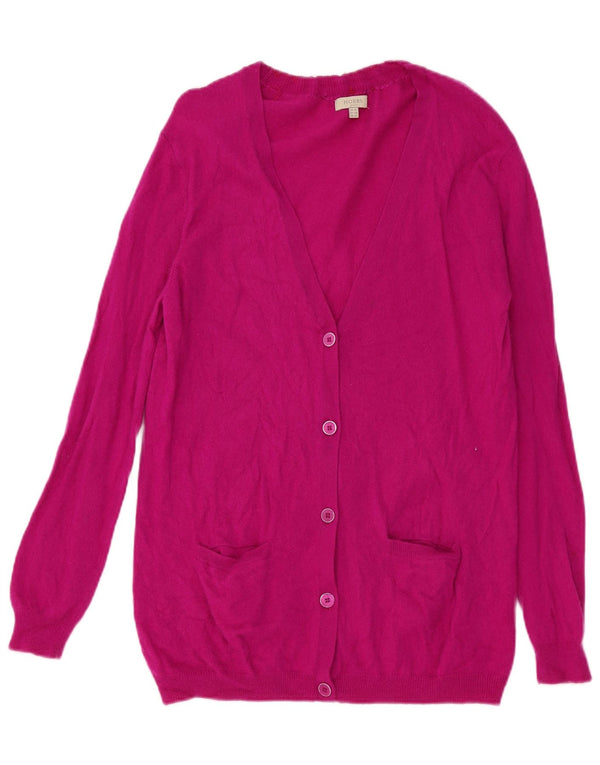 Женский кардиган Hobbs UK 14, большой бордовый кашемировый свитер