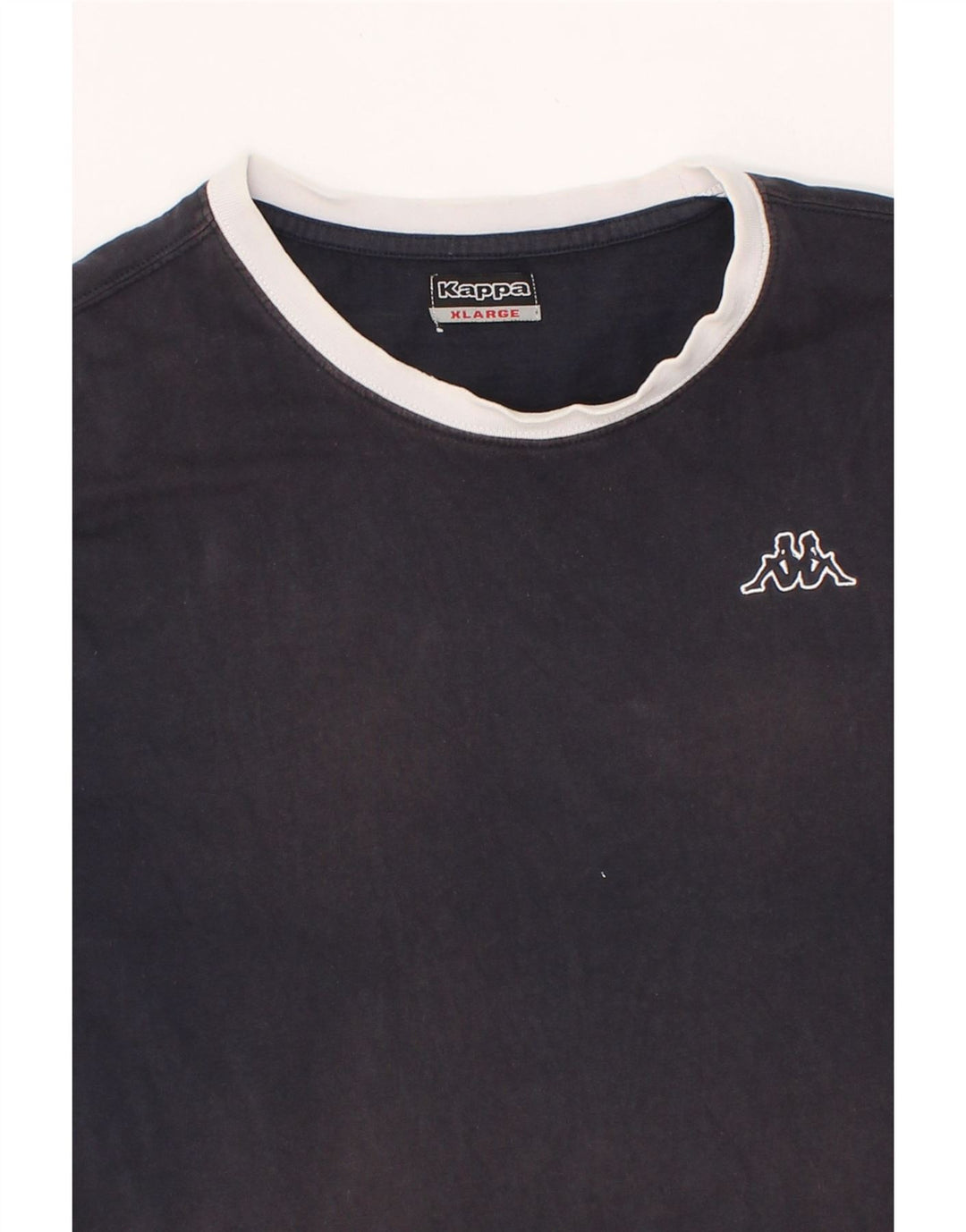 KAPPA Mens T-Shirt Top XL Navy Blue Cotton Vintage Kappa and Second-Hand Kappa from Messina Hembry 