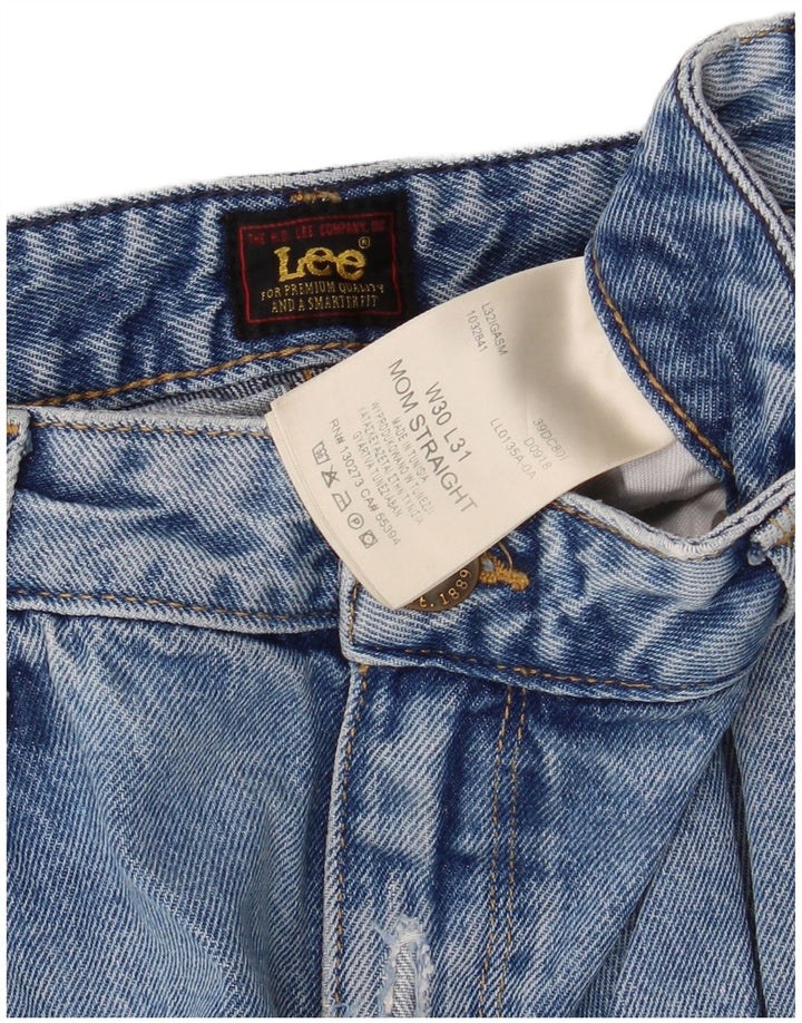 Мужские прямые джинсы Lee W30 L31, синий хлопок