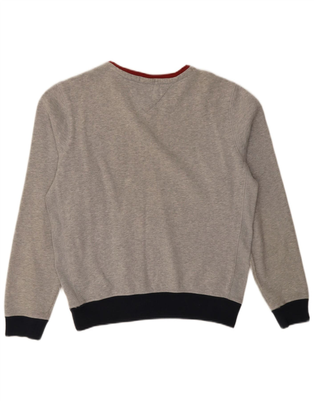 Женский свитер с рисунком Tommy Hilfiger UK 10, маленький серый