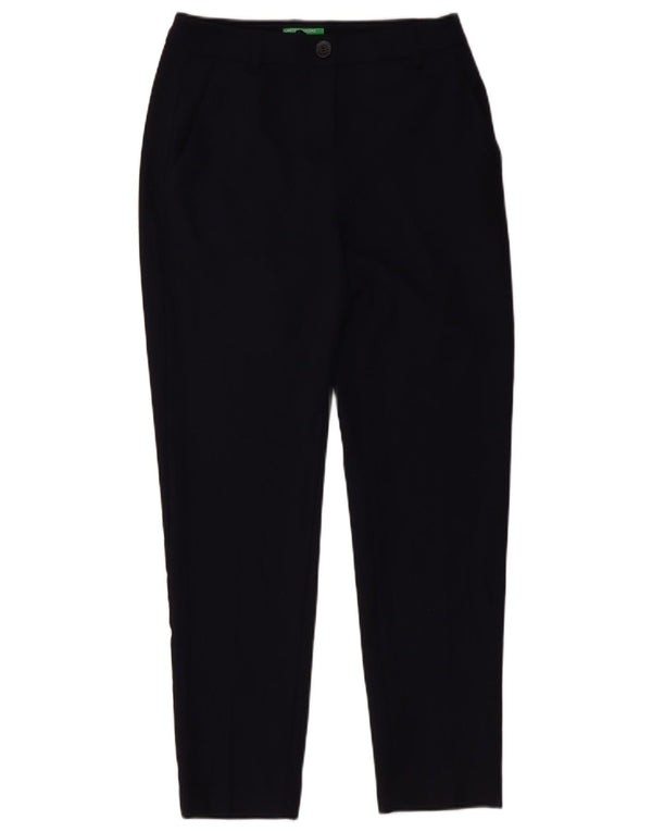 Женские брюки узкого кроя Benetton IT 38 XS W28 L26 Темно-синий полиэстер