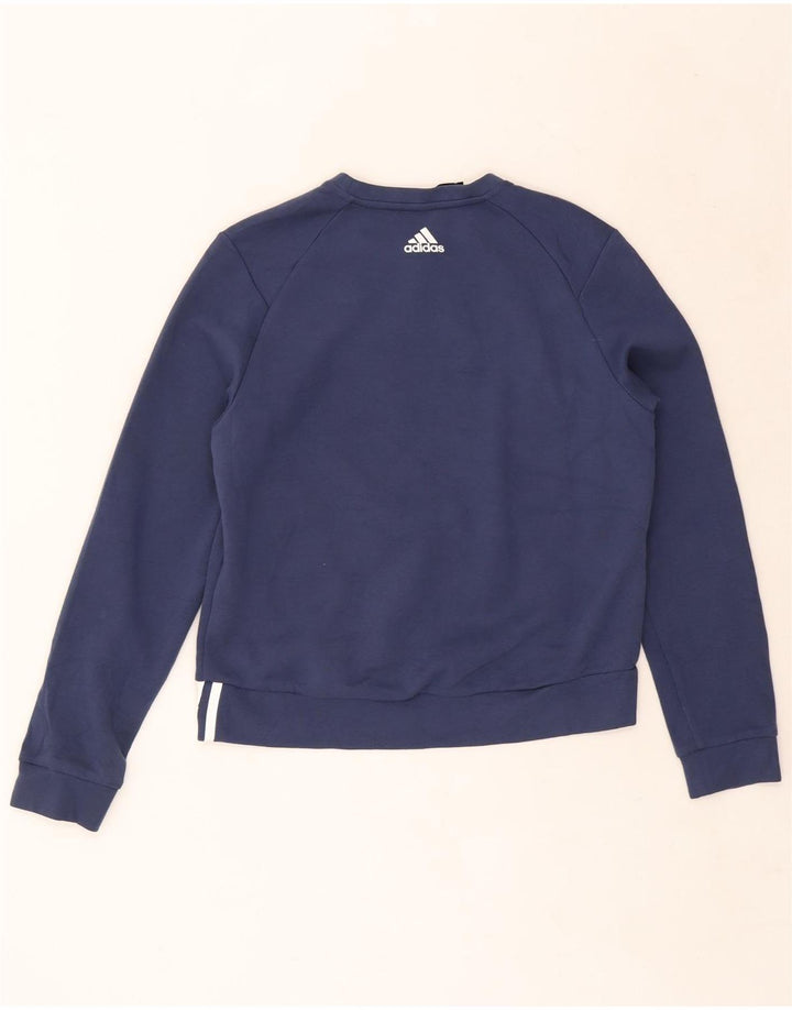 Женский свитер Adidas UK 12/14, средний темно-синий, хлопок