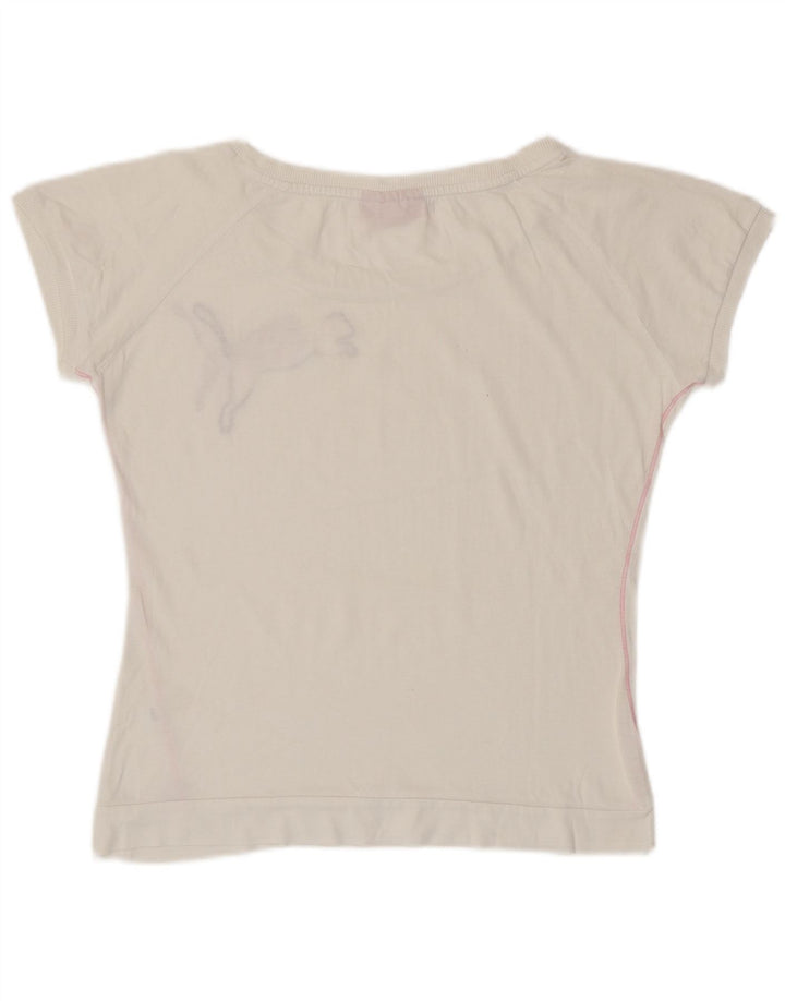 Женская футболка с рисунком PUMA Top UK 14 Medium White