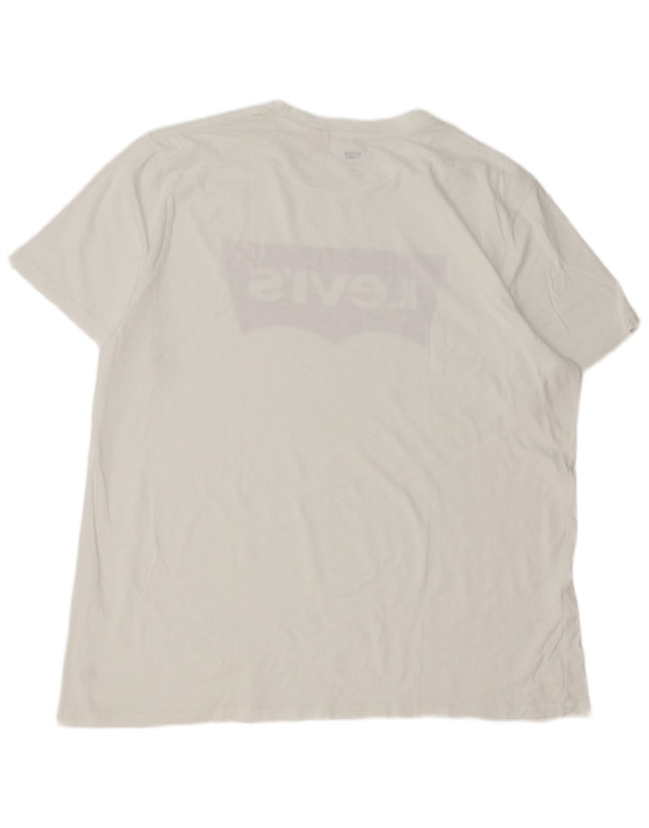 Мужская футболка с рисунком Levi's Top 2XL Белая