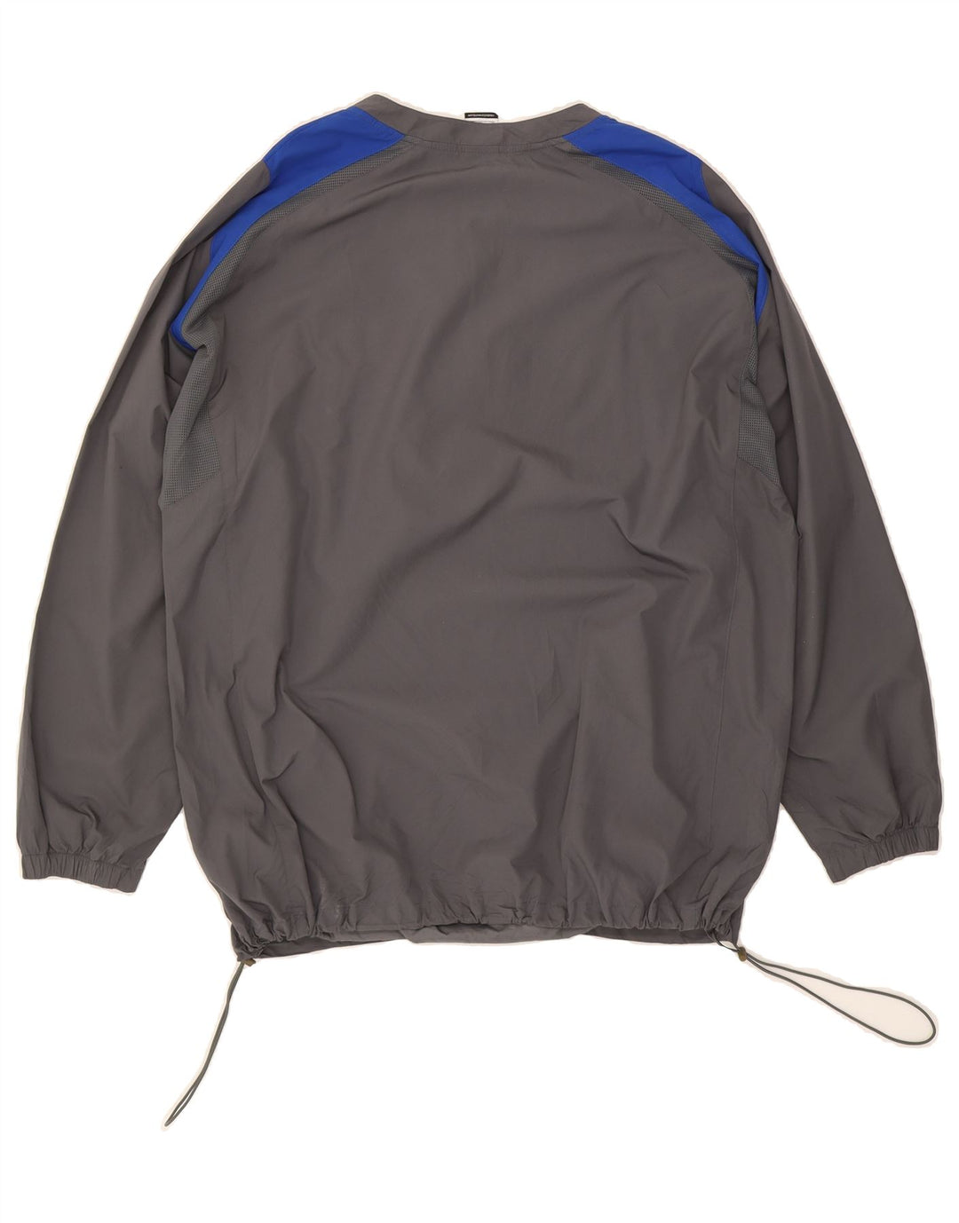 NIKE Mens Graphic Zip Neck Pullover Tracksuit Top XL Grey Polyester Vintage Nike and Second-Hand Nike from Messina Hembry 