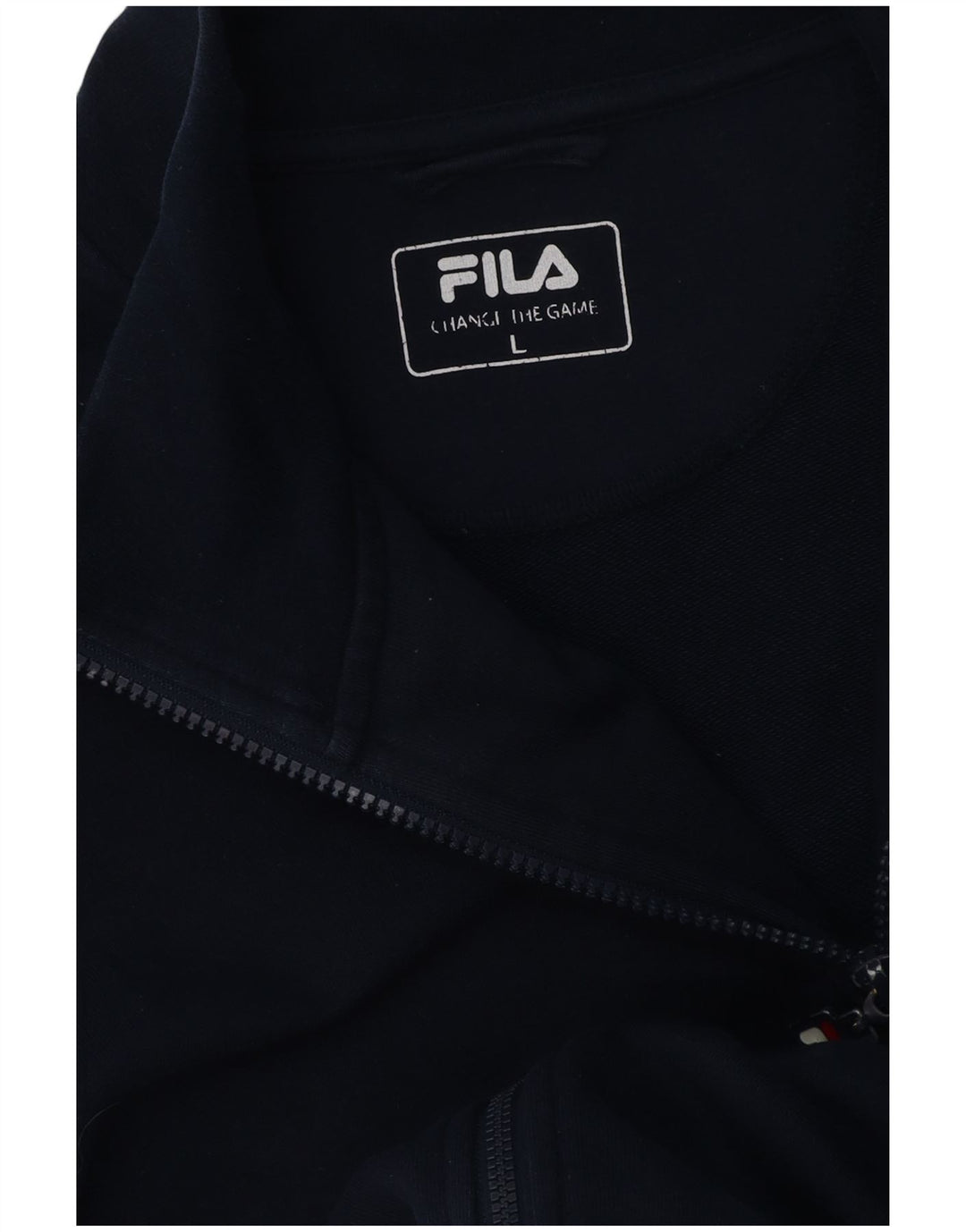 Мужской спортивный костюм Fila, большая темно-синяя полосатая куртка