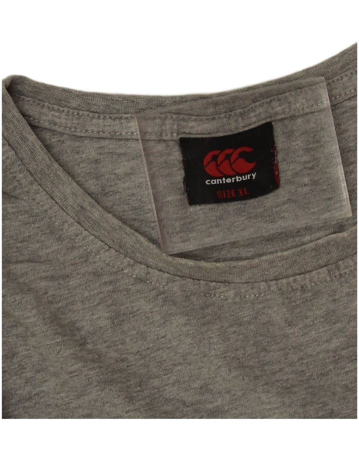 Мужская футболка с рисунком Canterbury Top XL Серая