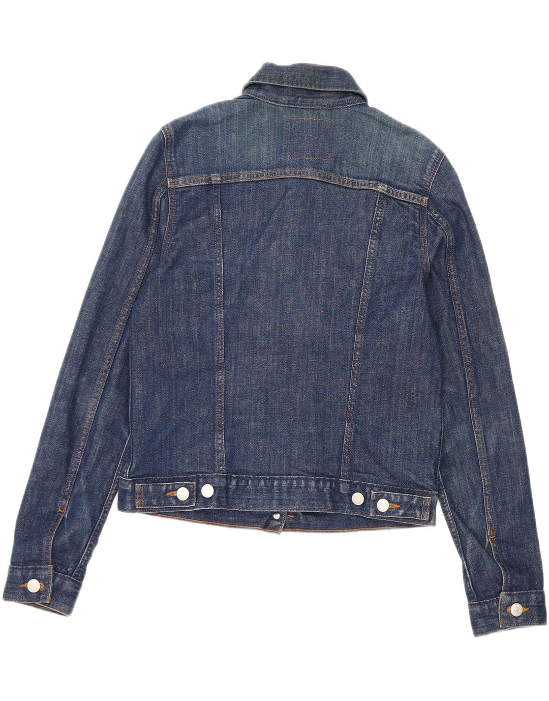 Женская укороченная джинсовая куртка Levi's UK 12, средний синий