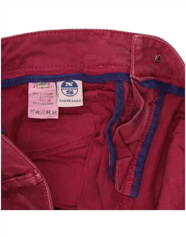 Женские узкие джинсы North Sails IT 42 Medium W30 L31 Розовый хлопок