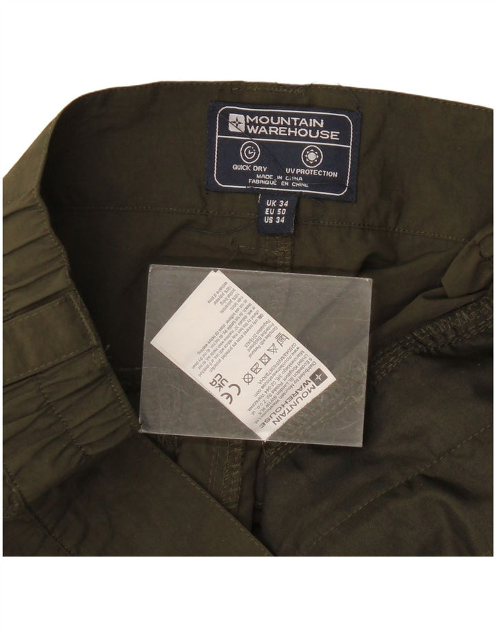 Женские шорты карго Mountain Warehouse W34, большой цвет хаки, полиамид