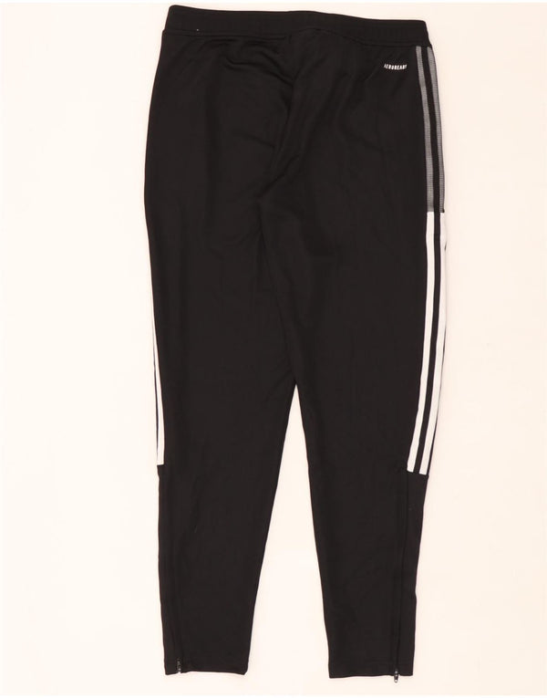 Женские спортивные брюки Adidas Aeroready UK 12/14, средний черный полиэстер