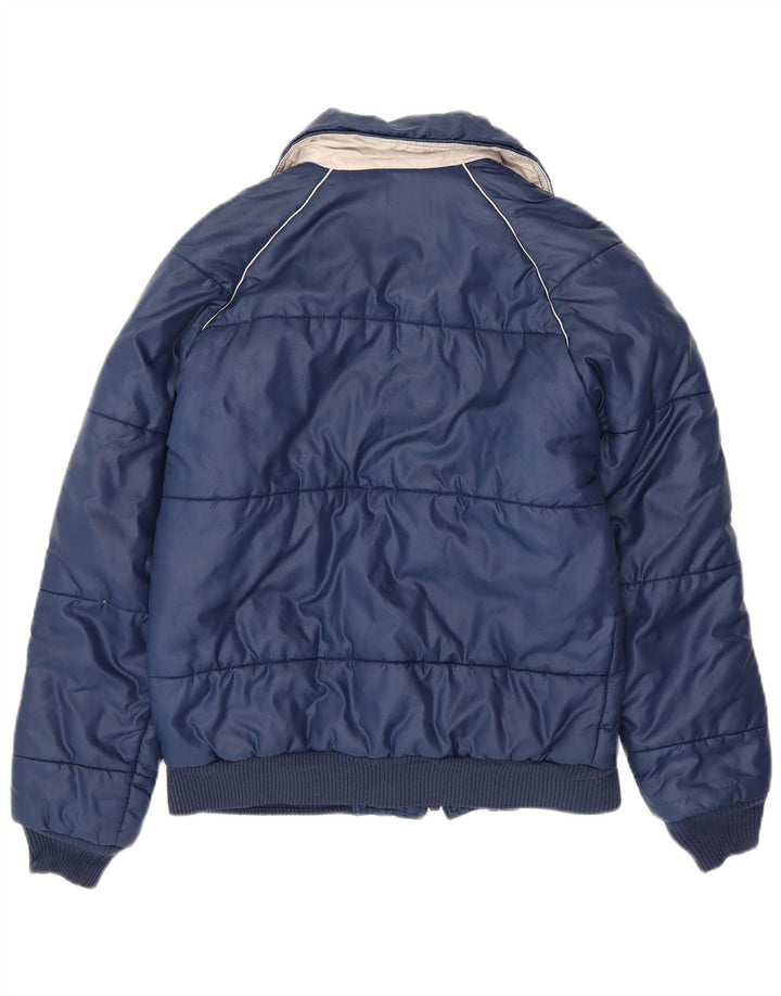 Мужская куртка-ветровка VINTAGE UK 38, средний темно-синий полиэстер