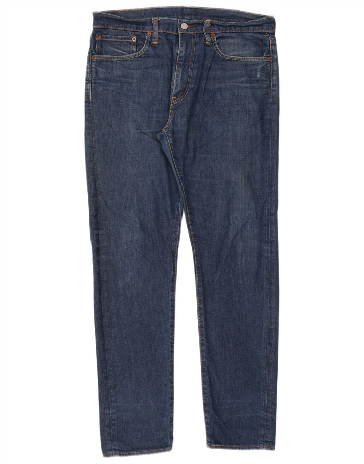 Мужские зауженные джинсы Levi's 508 W34 L32 синие, хлопок