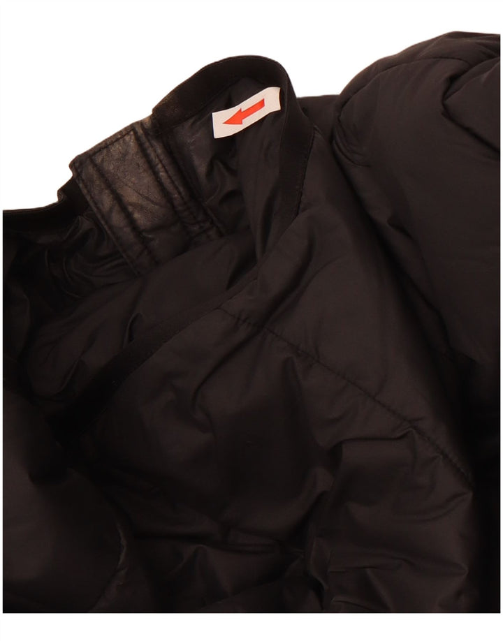 Женская утепленная куртка Adidas UK 12, средний черный полиэстер