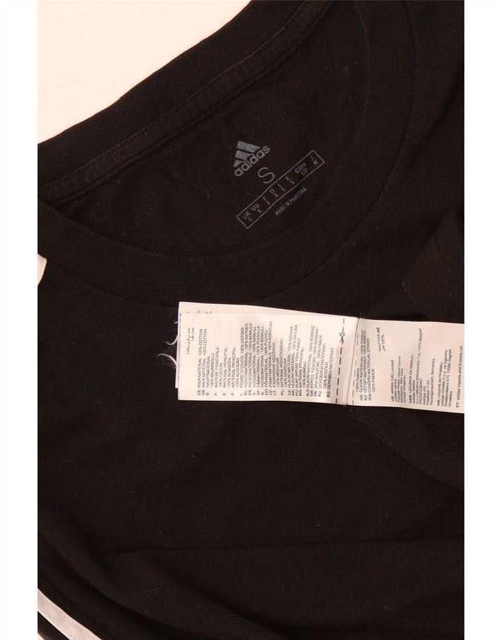 Adidas Мужская футболка Top Small Black Cotton