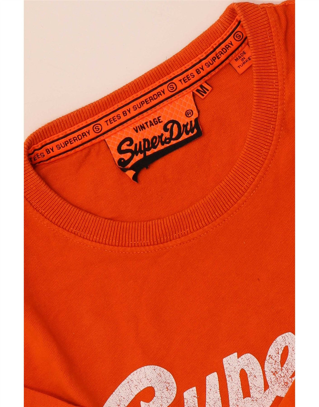 Мужская футболка с рисунком Superdry, средний оранжевый