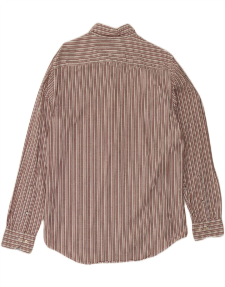 Мужская рубашка Tommy Hilfiger из хлопка в большую красную полоску