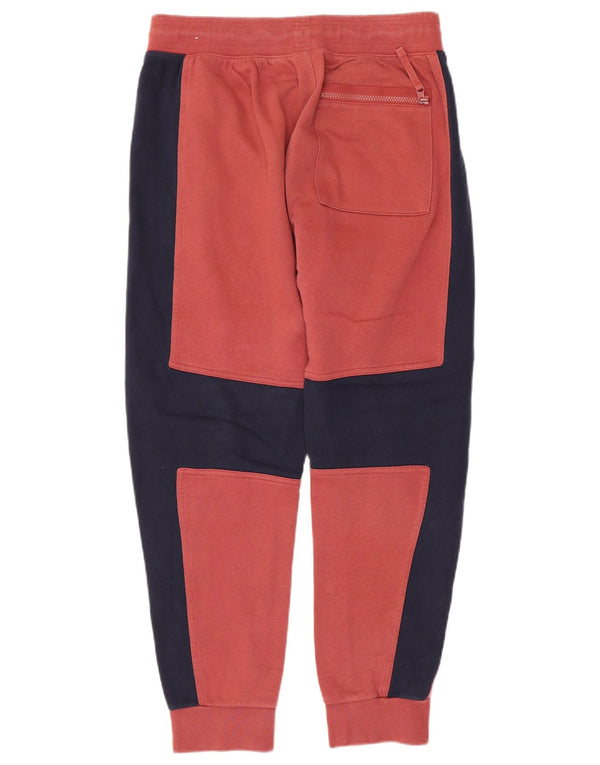 Женские спортивные брюки Nike Joggers UK 14, средний красный, хлопок с цветными блоками