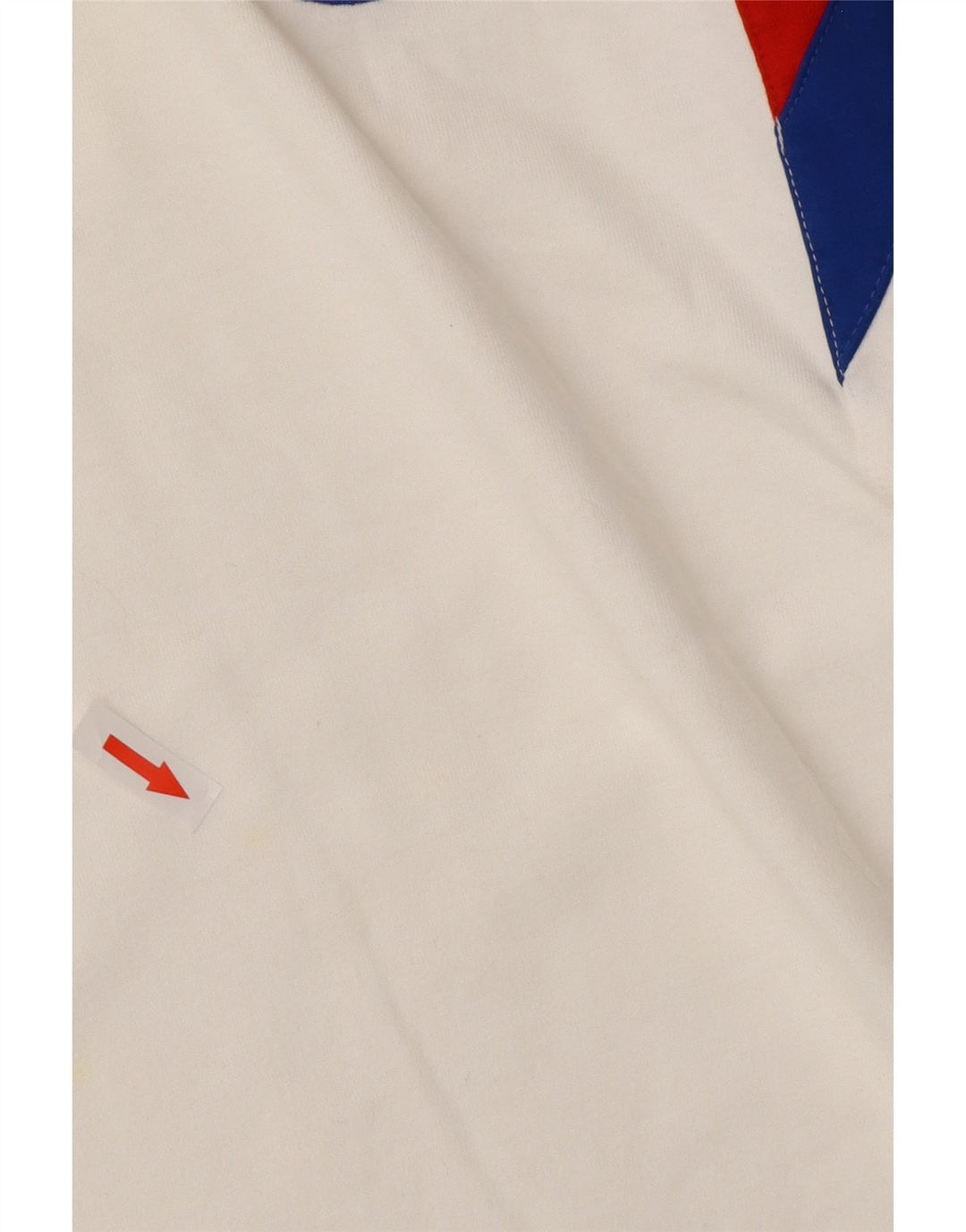 Мужская рубашка-поло ADIDAS FC Bayern Munchen XL, хлопковая белая с цветными блоками