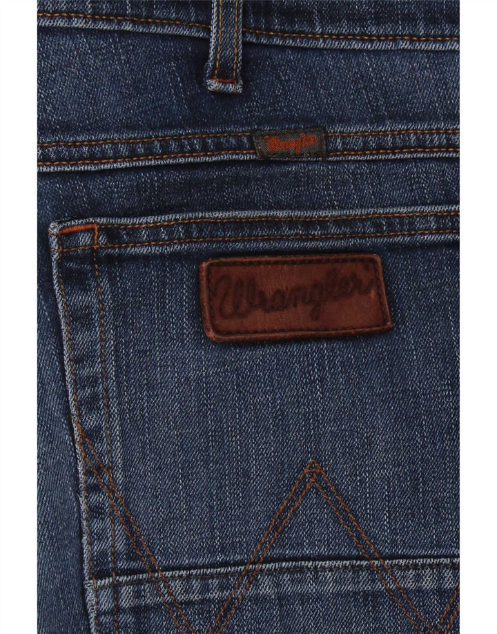Мужские прямые джинсы Wrangler W38 L29 темно-синие