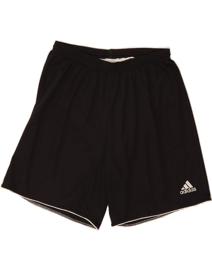 ADIDAS Mens Climalite Sport Shorts UK 42 Large  Black Polyester Vintage Adidas and Second-Hand Adidas from Messina Hembry 