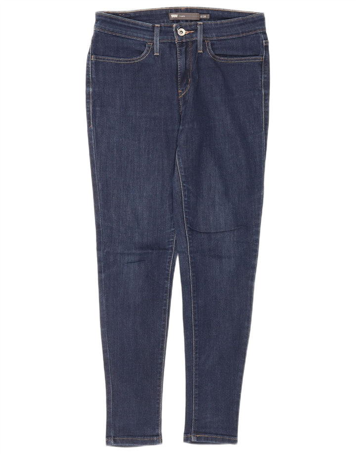 Женские джинсы-скинни леггинсы LEVI'S US 6 Medium W28 L27 Синий хлопок