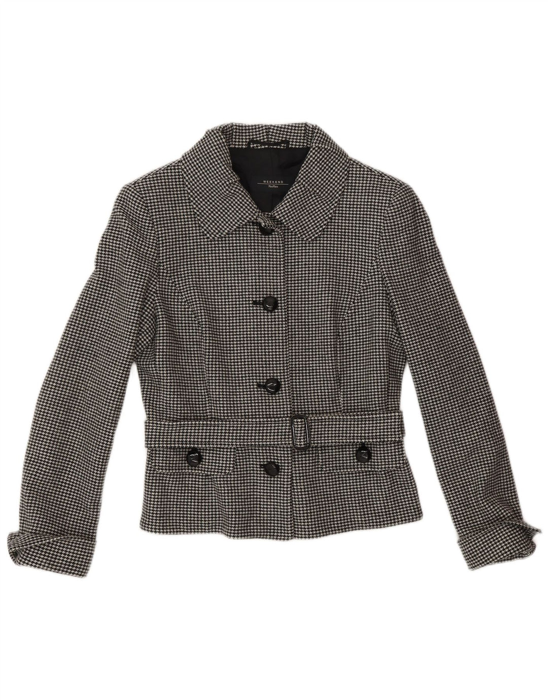 MAX MARA Женский комплект из 2 предметов юбки на 4 пуговицах, Великобритания, 10 маленьких размеров, W28, серый, классический