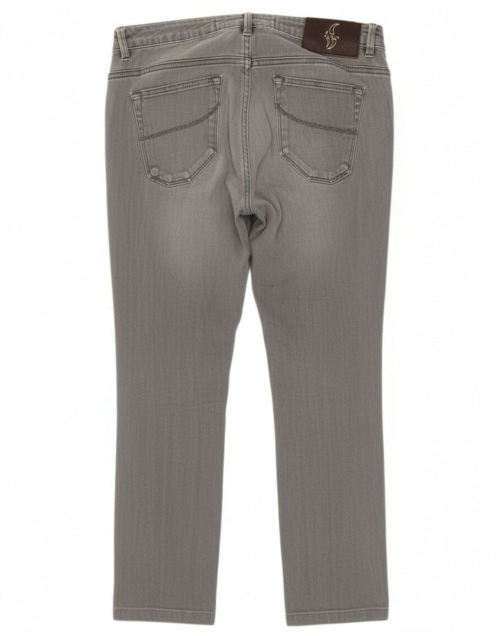 SIVIGLIA Womens Straight Jeans W31 L27 Grey Cotton