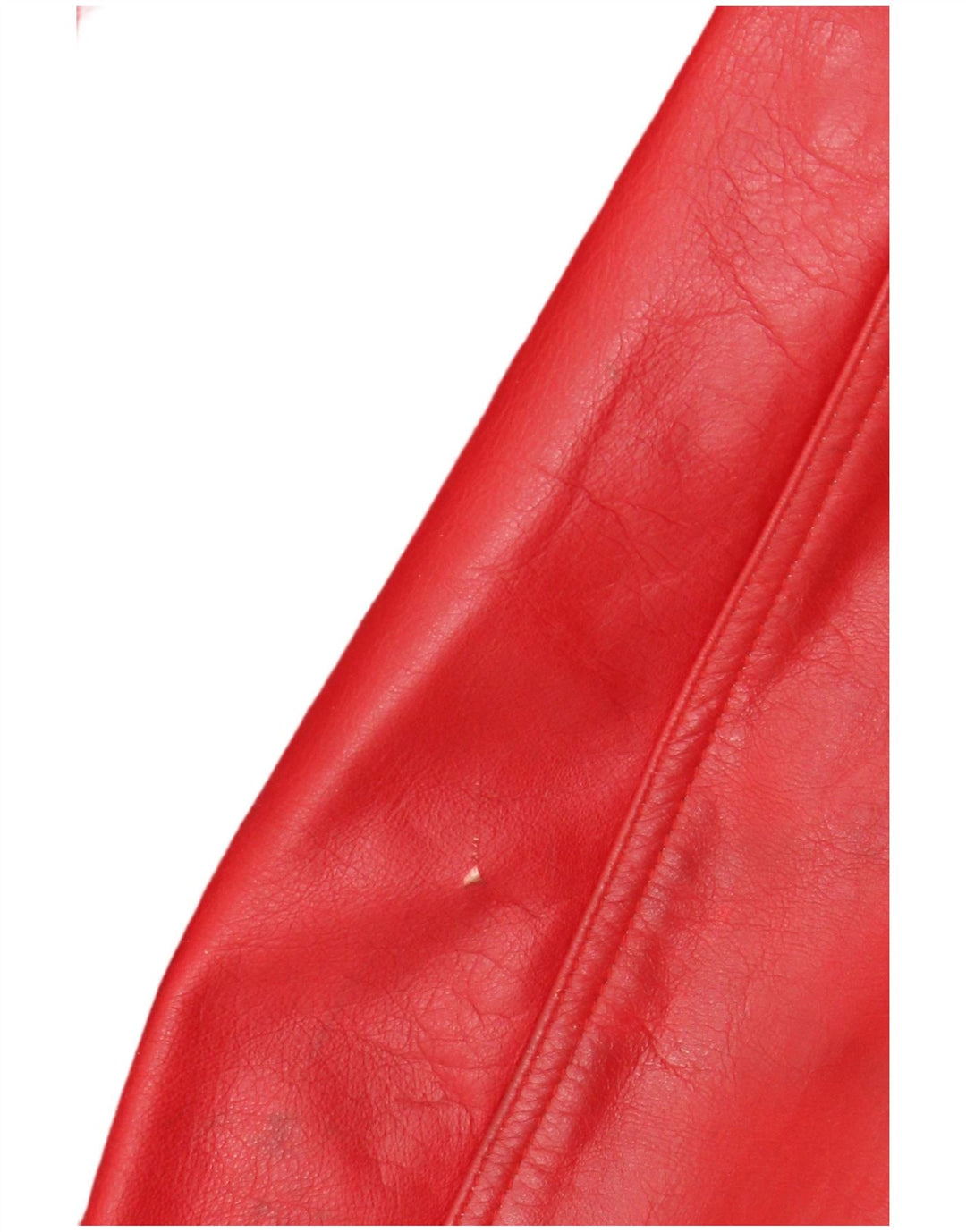 Женская кожаная куртка Stradivarius UK 14, большая красная кожаная