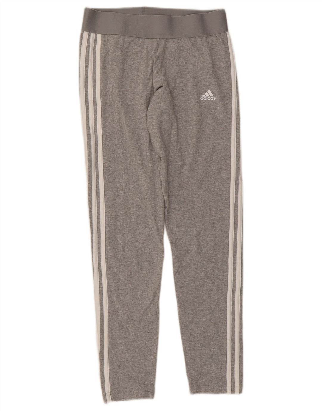 Женские леггинсы Adidas UK 12/14, хлопок среднего серого цвета