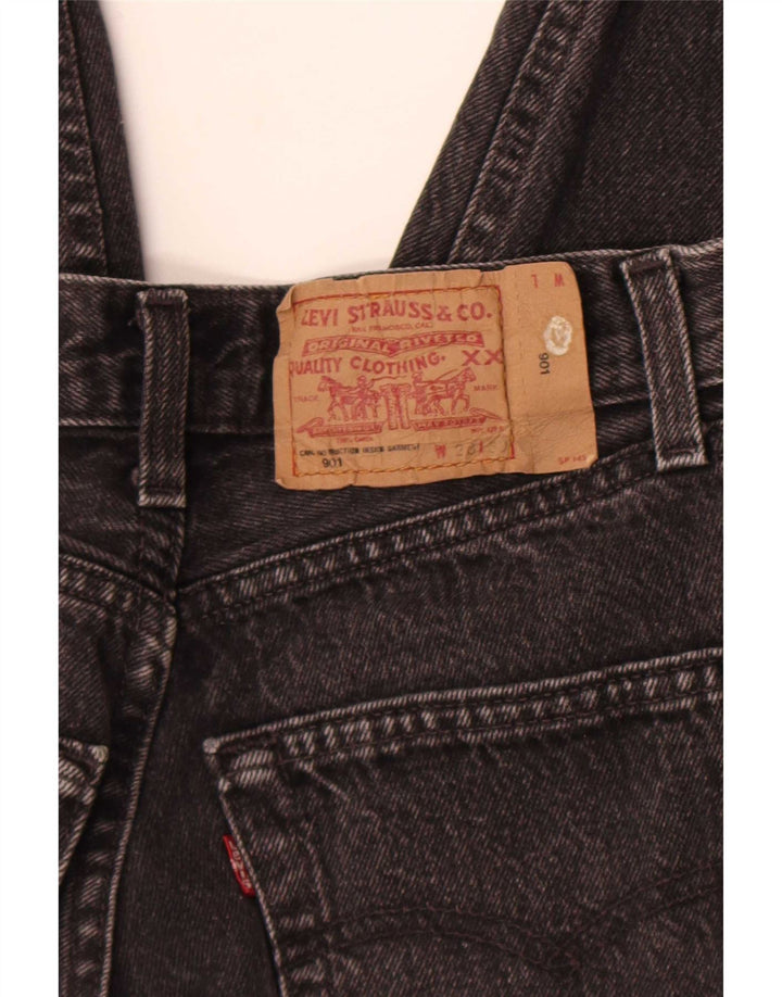 Женские потертые прямые джинсы Levi's 901 W28 L27, серый хлопок