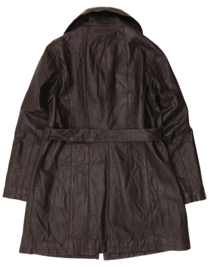 Conbipel Женское кожаное пальто IT 48 XL Черное кожаное