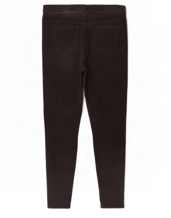 Женские джинсы джеггинсы Marks & Spencer UK 16, большие W34 L29, черные, хлопковые