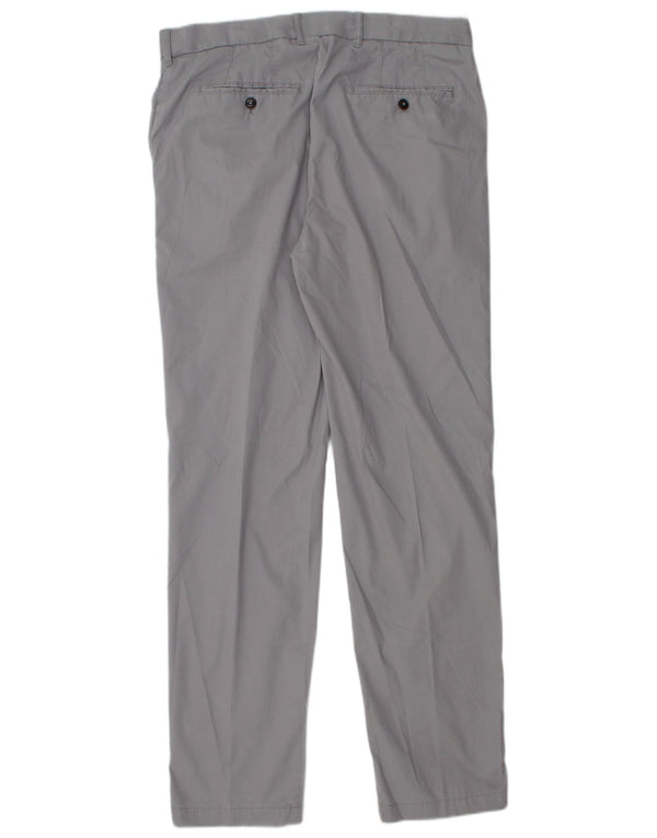 Мужские брюки чиносы Marks & Spencer Blue Harbor Regular Fit W34 L33 Серые