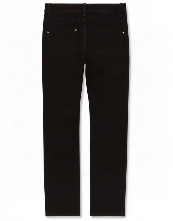 Женские прямые джинсы M&Co UK 10, маленькие W30 L29, черный хлопок