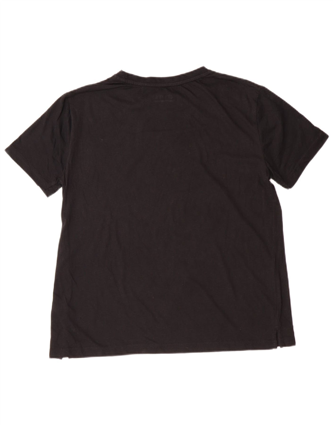 Женская футболка LOTTO Top UK 16, большая, черная, хлопок