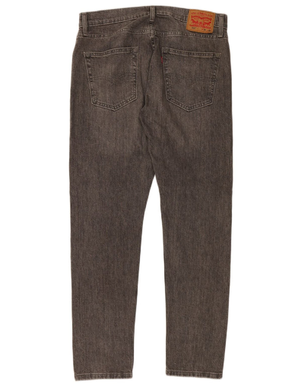 Мужские зауженные зауженные джинсы Levi's 512 W34 L32 Серые хлопковые