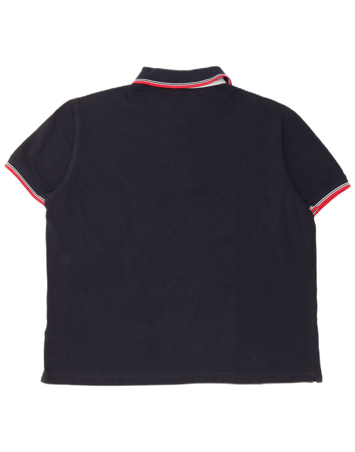 Мужская рубашка-поло NAVIGARE 3XL, темно-синяя, хлопок