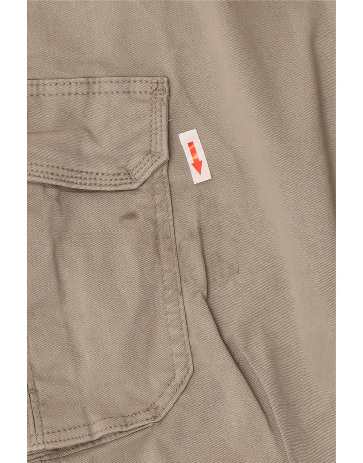 Мужские брюки-карго Zara W30 L27, серый хлопок