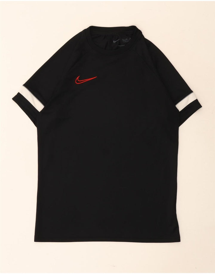 Мужская футболка Nike Dri Fit, средний черный, цветной блок