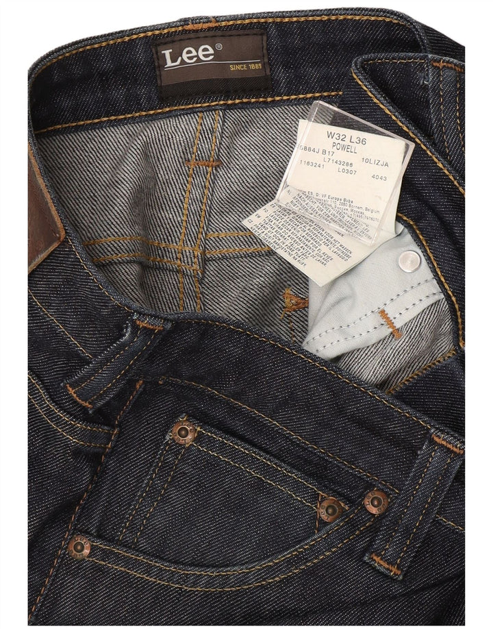 Женские прямые узкие джинсы Lee Powell W32 L36, темно-синий, хлопок