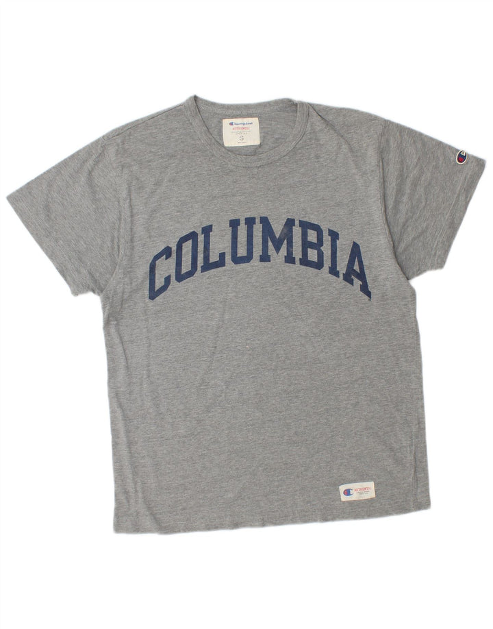 Мужская футболка с рисунком CHAMPION, маленькая, серая