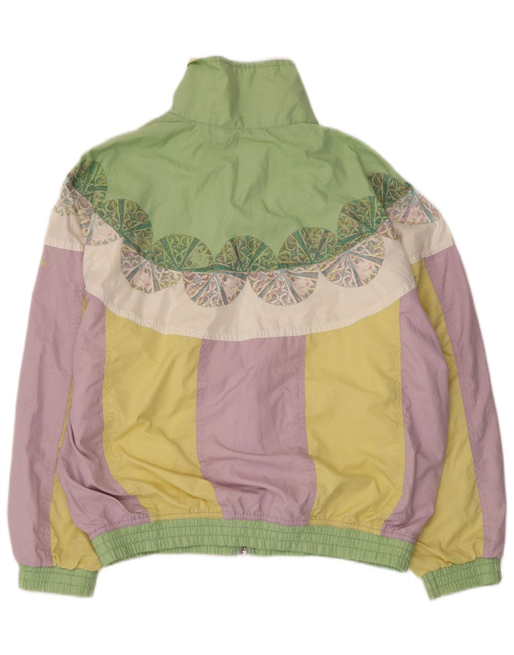 ELLESSE Женский бомбер оверсайз UK 18 XL Разноцветный цветной блок