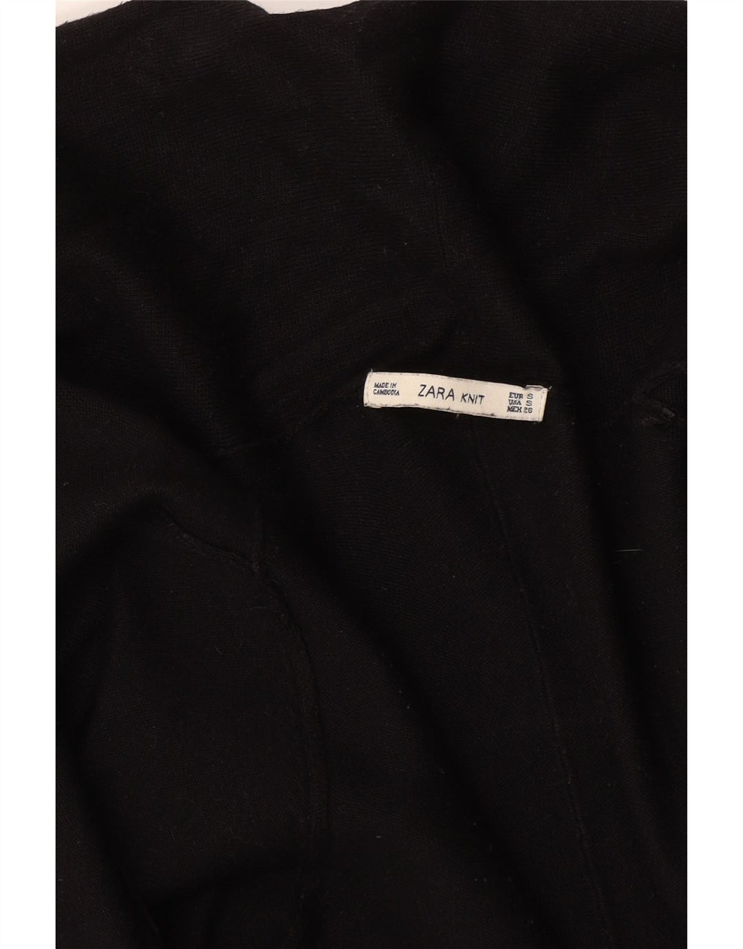 Женский открытый кардиган Zara UK 8, маленький черный