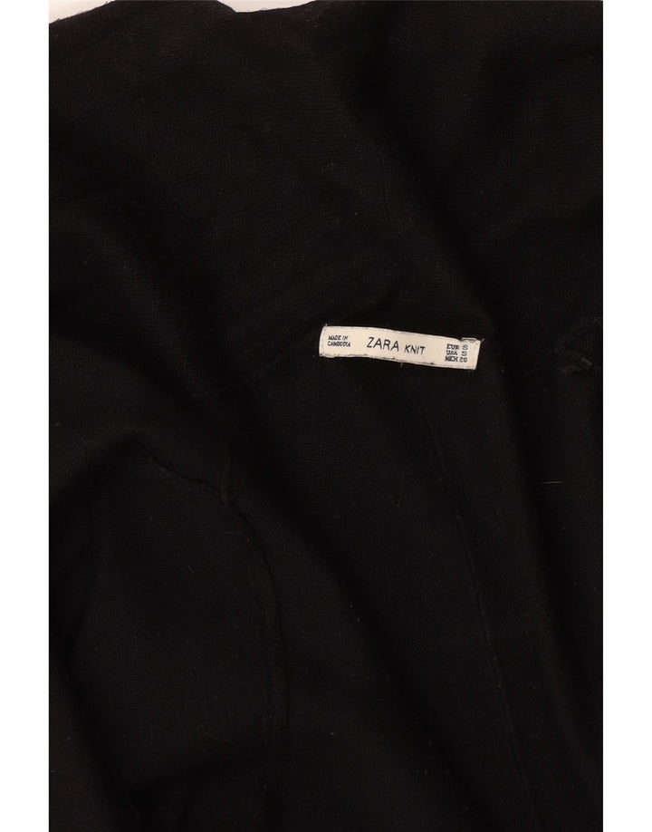 Женский открытый кардиган Zara UK 8, маленький черный