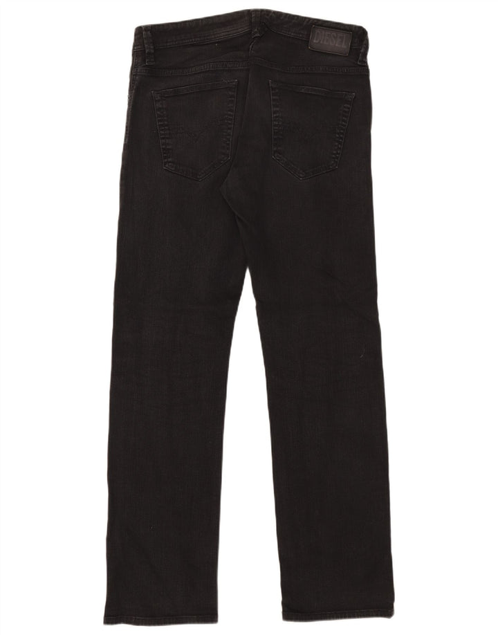 Женские прямые джинсы Diesel W32 L31, черный хлопок